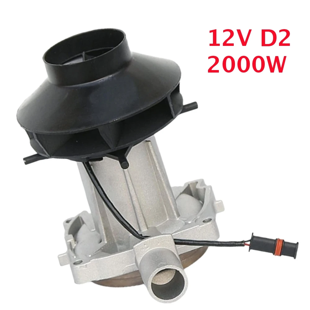 

12V 2KW Car Heater Blower Motor Assembly For Eberspacher Airtronic D2 Parking Heater Car Air Heater Accessories Black Round Plug