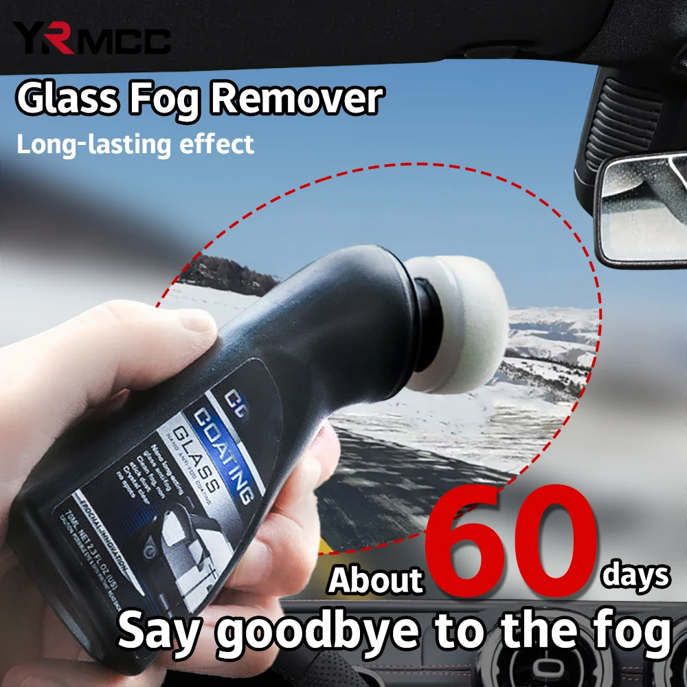 Car Wash Windshield Anti Fog Agent Car Window Oil Film Remover Rearview Mirror Glass Fog Repellent Spray for Auto Accessories