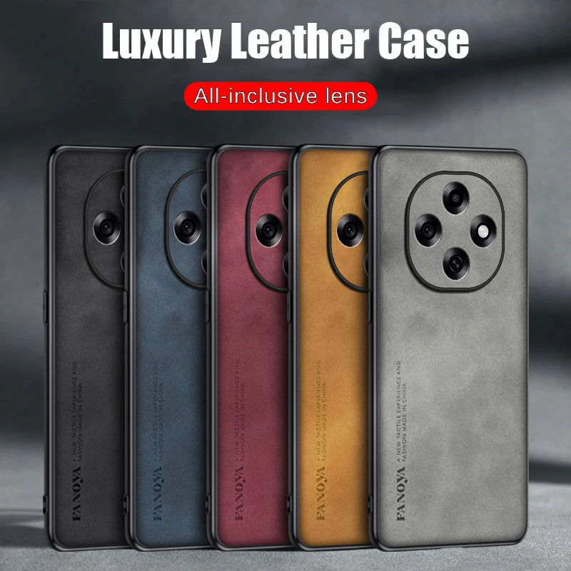 Fall für Oppo A6 Pro 5G4G Schützen Objektiv Lammfell Leder Shell Coque A6GT A6Max A5x A5Pro Abdeckung TPU Weiche Stoßstange Stoßfest Funda
