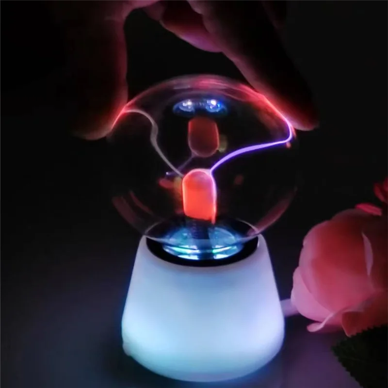 AS60-Globe للحفلات/الديكور ماجيك كرة بلازما مصباح التفاعلية اللمس والصوت الحساسة الكرة جو ضوء الليل #4