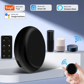 Smart Tuya WiFi IR Universal Remote Controller for Air Conditioner Smart Home Voice Control Works with Alexa Google Home