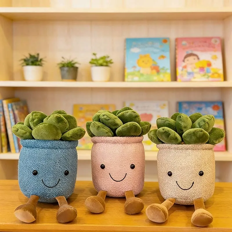 

Creative Simulation Succulent Plush Dolls Halloween Christmas Catcher Machine Toys Home Accessories