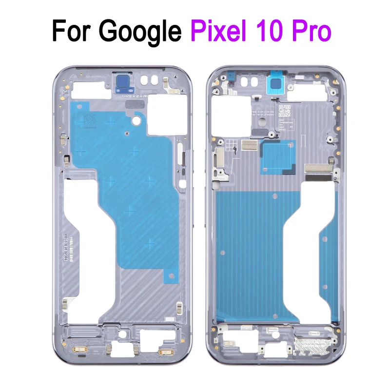 Middle Frame For Google Pixel 10 Pro Global Version, Phone Aluminum Frame Repair Replacement Spare Part