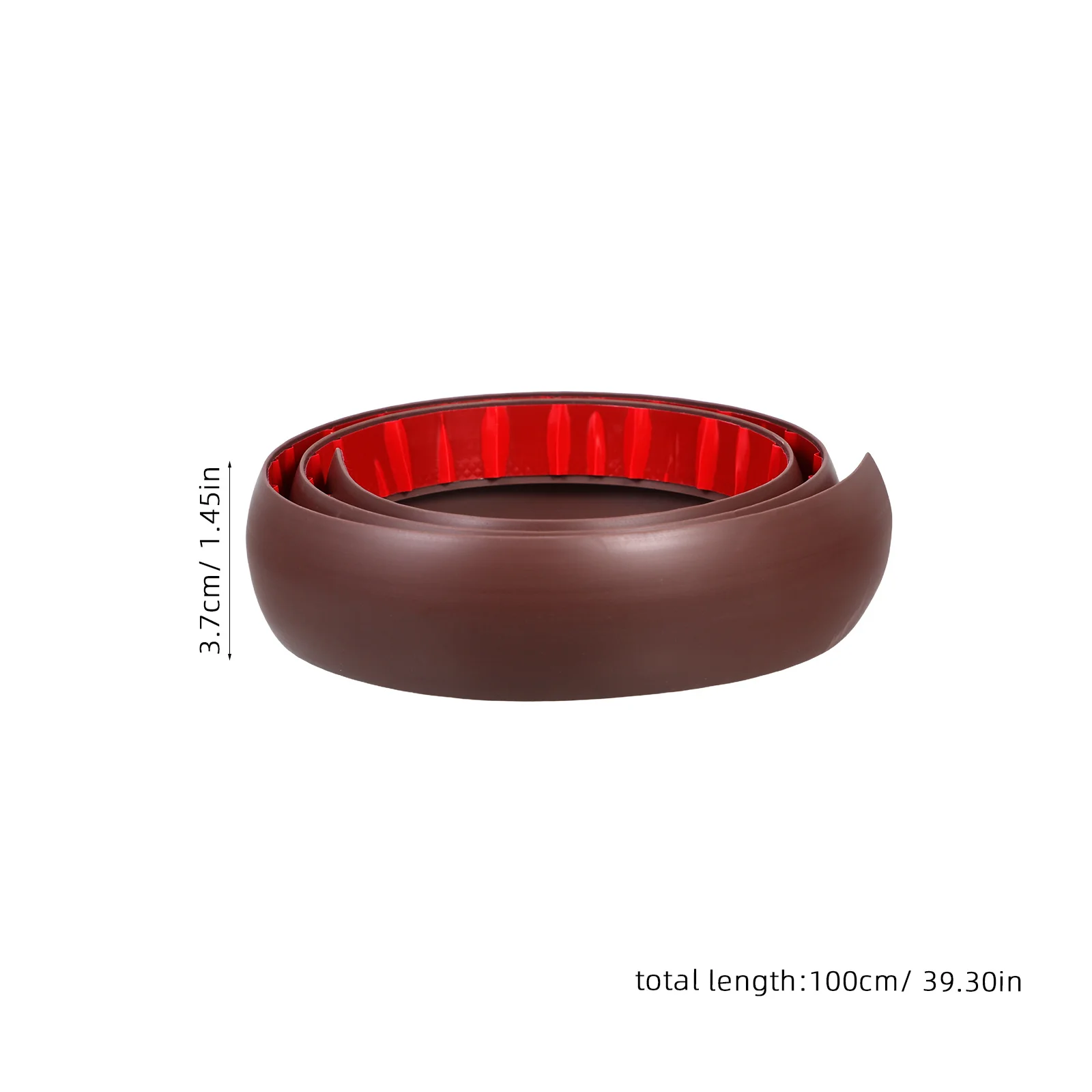 Striscia di transizione per pavimenti in PVC, autoadesiva, impermeabile, per bordi, per piastrelle in legno, tappeti, pavimenti irregolari, copertura per soglia