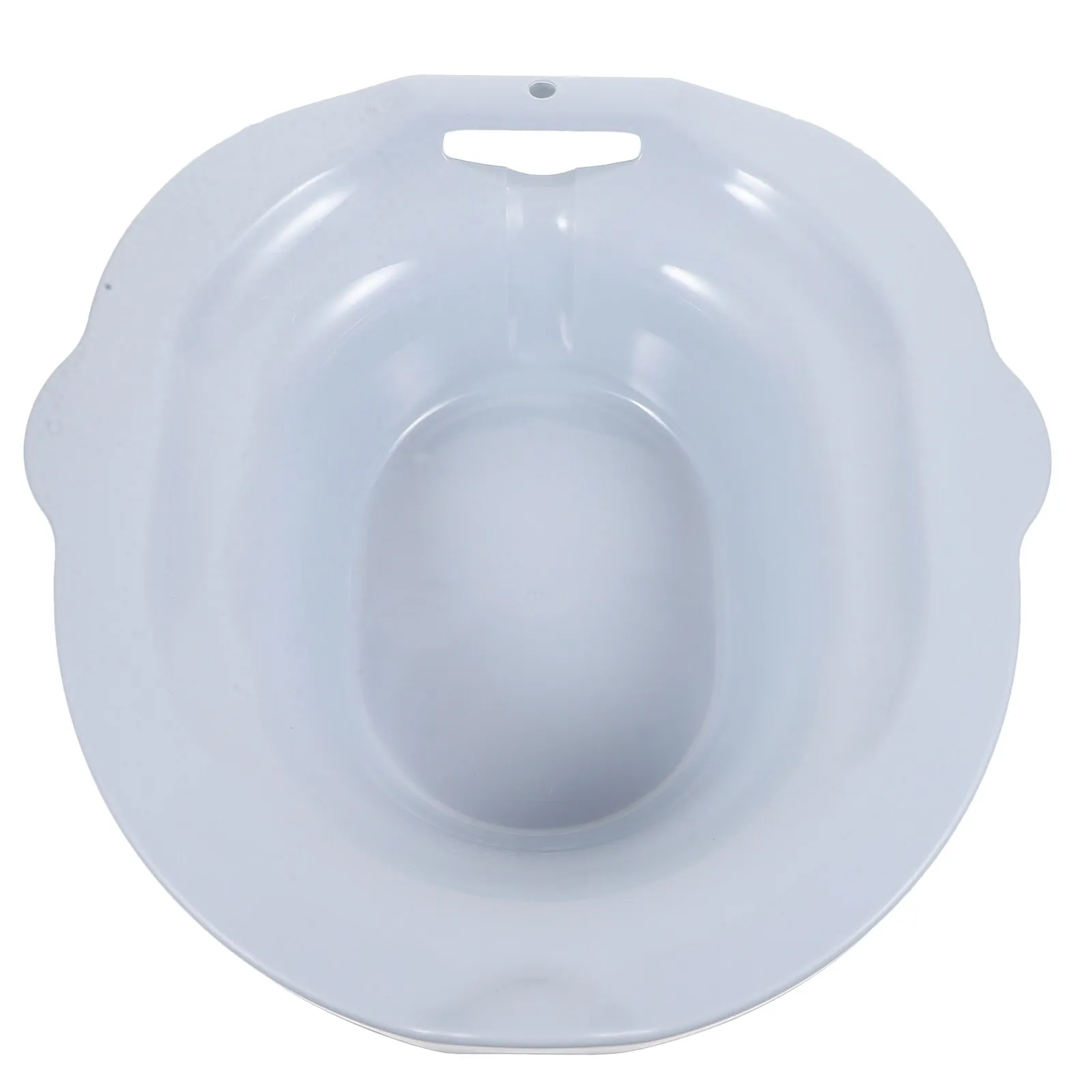 

PP Sitz Bath Basin Large Size Blue Comfortable Shape Postpartum Care Pregnant Women Hemorrhoid Wash Basin Toilet Alternative