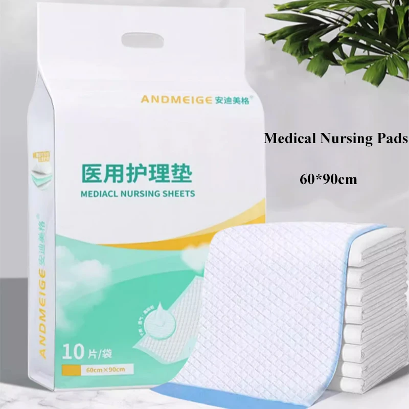 

10Pcs 60*90CM Medical Baby Adult Bed Pad Disposable Nursing Pad Incontinence Elderly Patient Care Under Pad Sheet