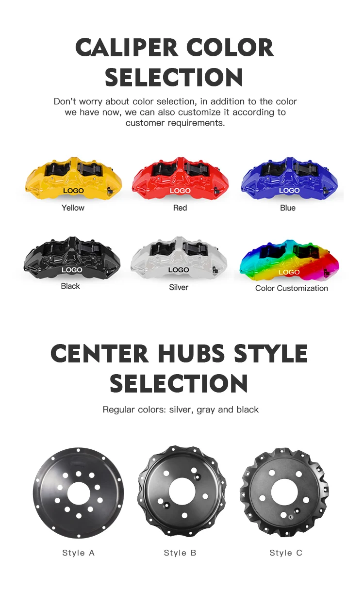Factory Hot Sale Brake Caliper GT6 6-Piston Big Brake Kit for Q3 Q5 Q7 A1 A2 A3 A5 A6 SUV R18 R19