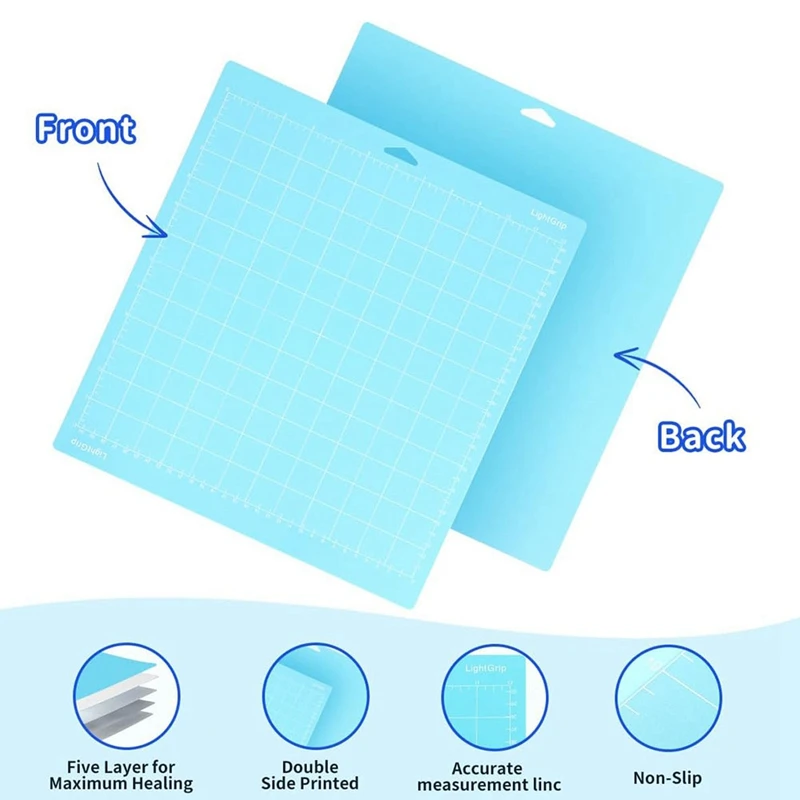 3 Pack Cutting Mat, Lettering Machine Mat, Self-Healing, Rotary Cutting Mat For Sewing 12X12inch-AT64