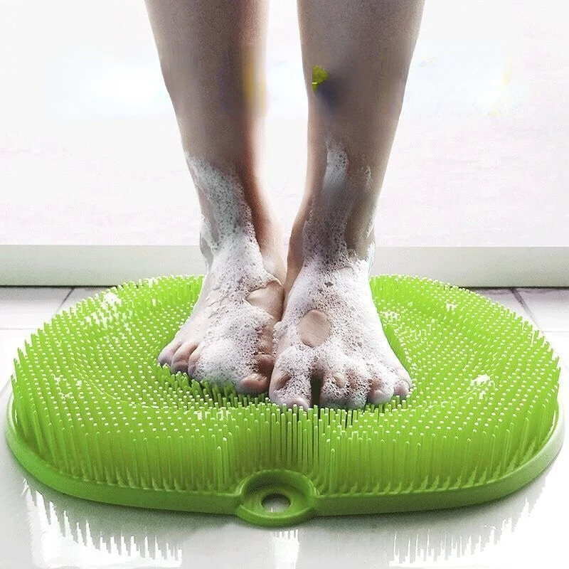 Multifunctional Foot Washing and Rubbing Board for Lazy People To Brush Their Feettake A Bathand Rub Their Backs As A Magic Tool