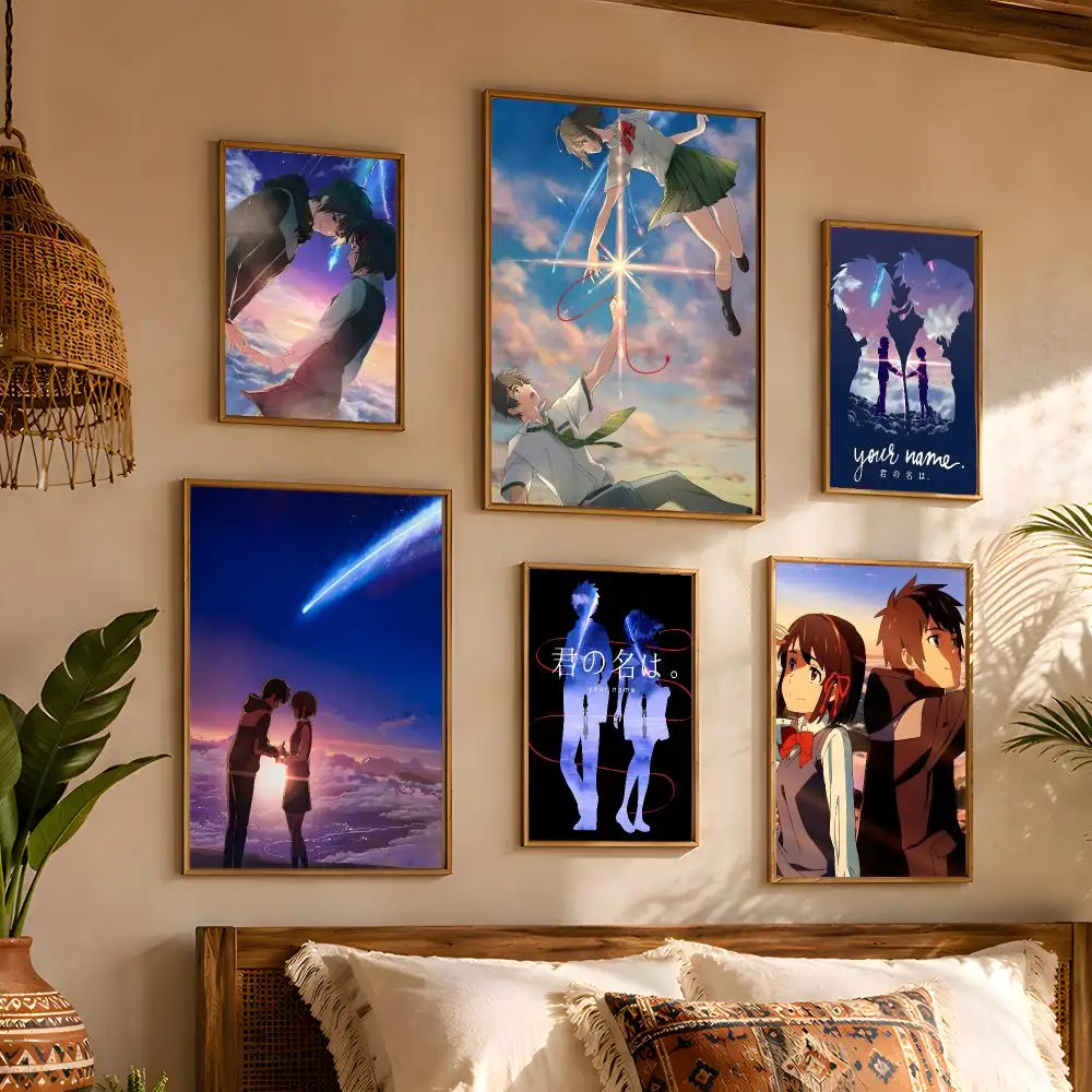 Your Name Indoor Wall Mural Living Room Wall Art Vintage Wall Artwork Poster