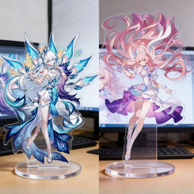 Game Peripheral Character Cyrene Yaoguang Cute Cartoon Acrylic Standing Sign Model Cosplay Costume Standee Plaque Fans Gift