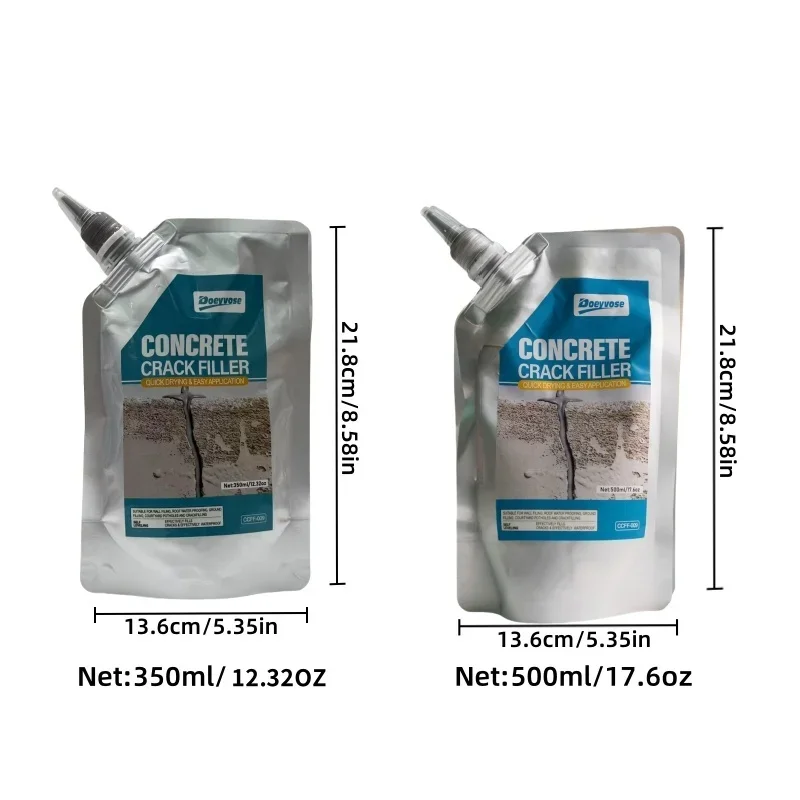500g/300g Waterproof Leak Repair Plugging Material Self Leveling Concrete Crack Filler Roof Floor Sealant