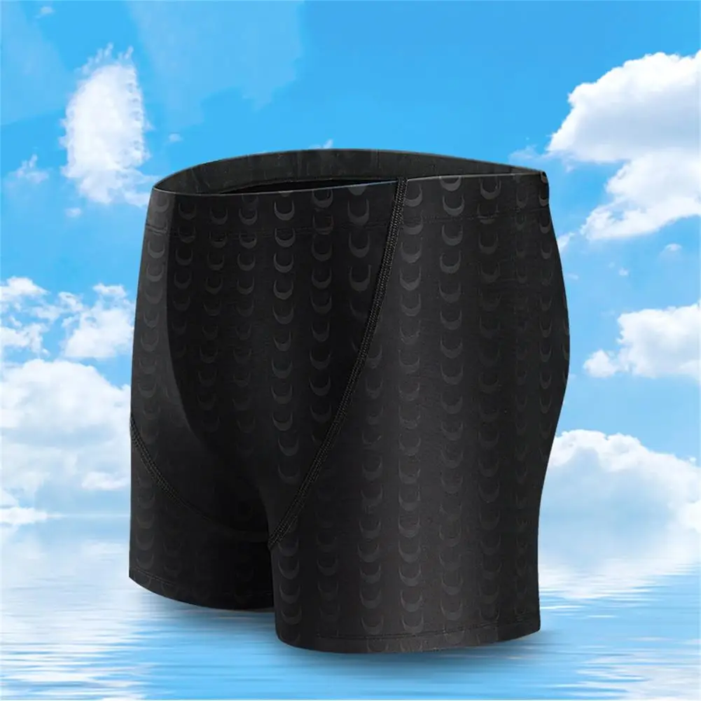 Casual Swimming Trunks Summer Clothing High Elasticity Quick-drying Men Short Boxer Swimming Trunks Surf Shorts Knee Length