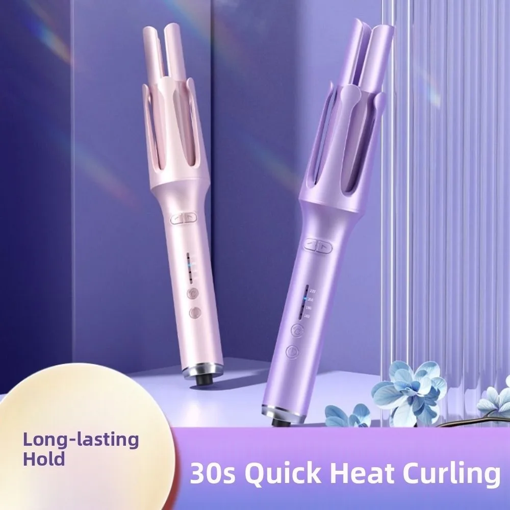 Professional 32mm Automatic Rotating Curler Fast Heating US Plug Electric Curler Big Wave Portable Styler Stick Hair Styling