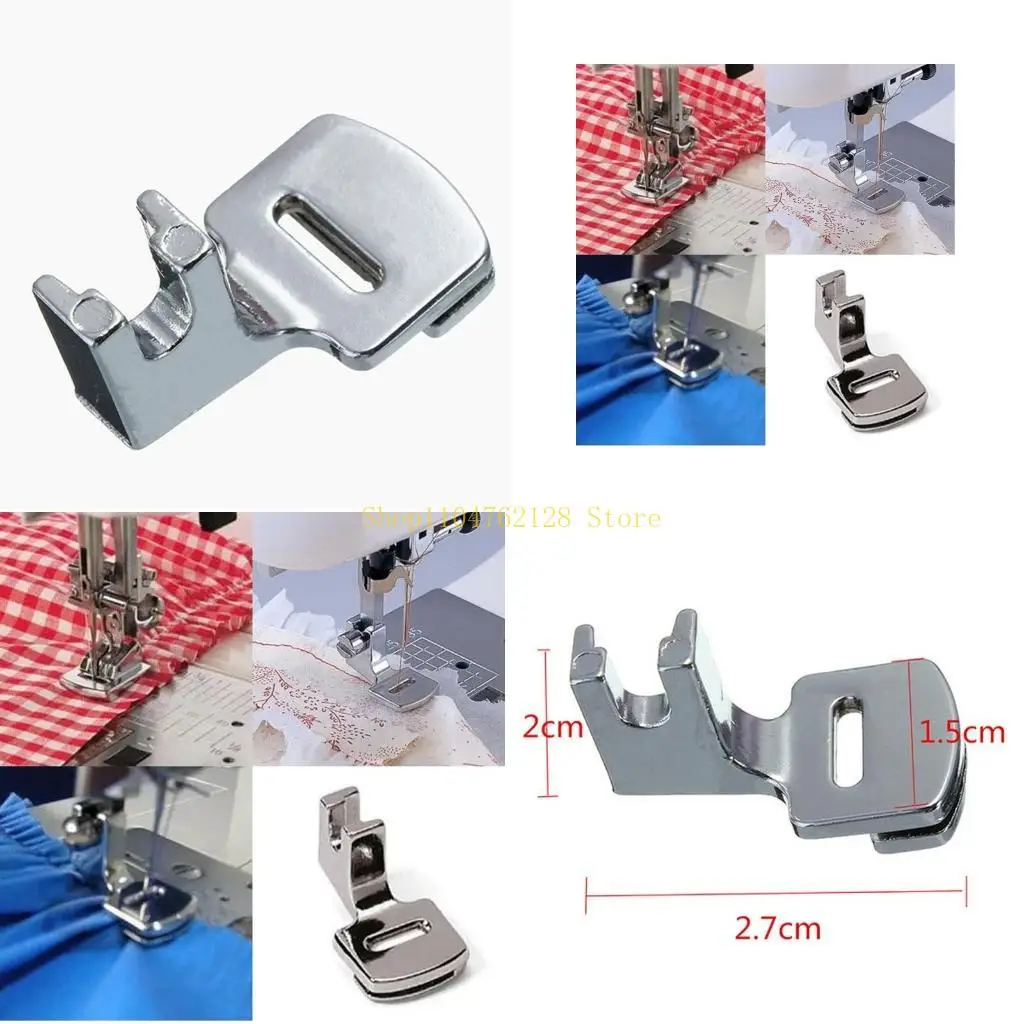 Ruffler Hem Presser Foot for Home Maceing Machine لمغني الأخ Janome Kenmo Best Sale #1