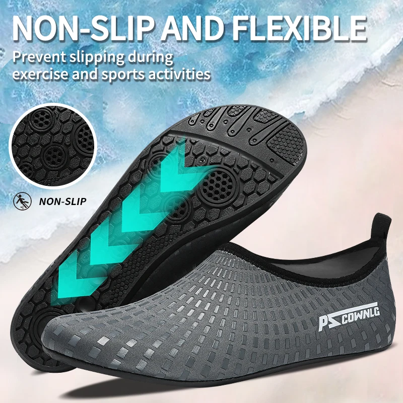Tauchschuhe Damen Aqua-Schuhe Herren Strand Schwimmen Wassersport Socken Barfuß-Sneaker Fitness Tanz Schwimmen Surfen Schnorcheln Schuh