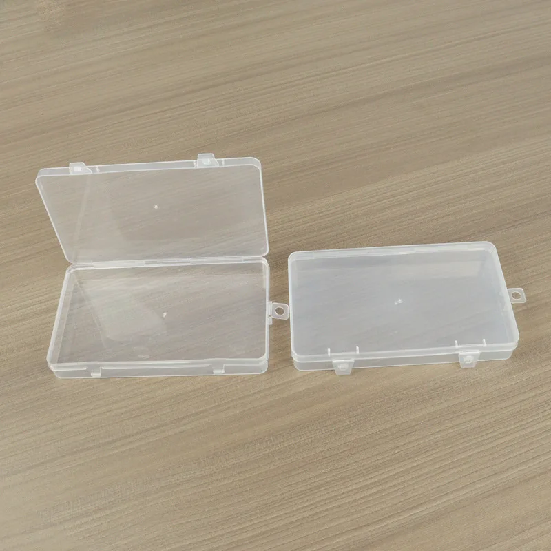 PP Plastic Box Rectangular Stationery Fishing Gear Accessories Sorting Box Hardware Tool Parts Transparent Storage Box