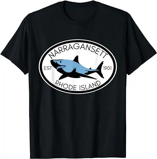 Narragansett Rhode Island Fishing Shark Fish Beach Boating T Shirt SweaT 17610