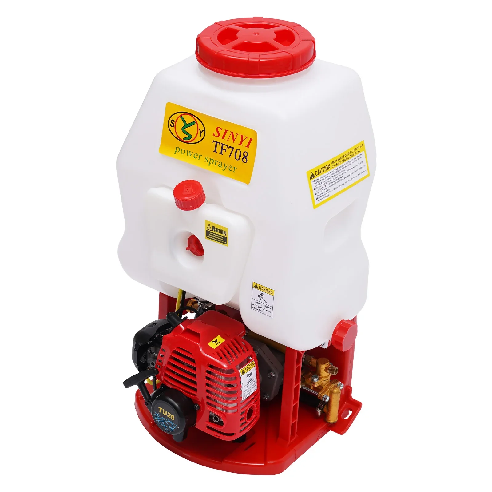 20-Liter-Drucksprüher, Benzinsprühgerät, 2-Takt-Motor, verstellbares hinteres Sprühgerät, universelle CDI-Zündung für Parks, Terrassen usw – Detail 6