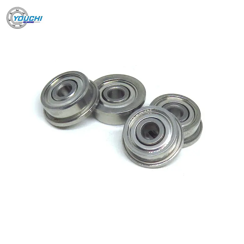 10pcs 3x10x4 mm SF623 2RS Hybrid Ceramic Flange Bearing F623 RS SF623C VORON Mobius 2/3 3D Printer Flanged Bearing