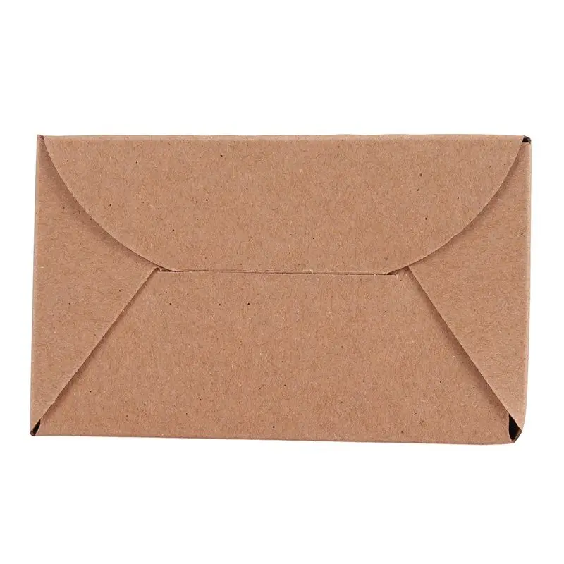 A67P-30 Kraft Cardboard Bakery Cookie Boxes Set 4X4x2.5Inch Auto-Popup For Christmas Cupcakes, Cookies, Brownies, Donuts