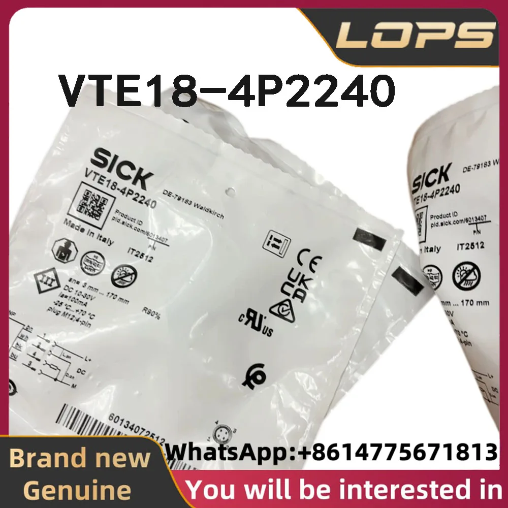 VTE18-4P2240 Brand new original SICK Diffuse photoelectric sensor, Order number 6013407, welcome to consult