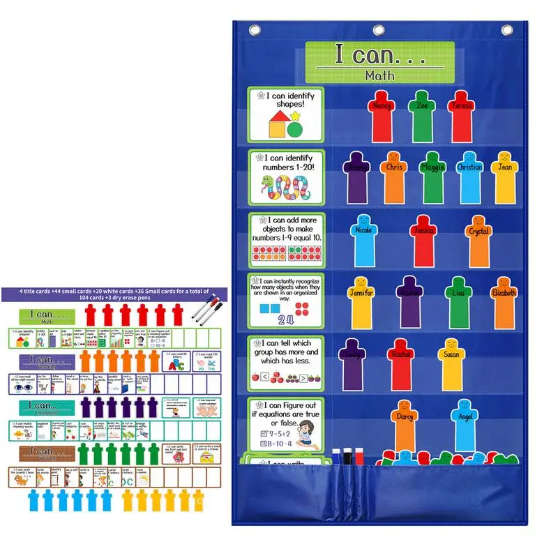 

Large Pocket Chart Pocket Chart Course Objectives Charts File Organizer Pocket Charts Educational Charts With Cards & Pens