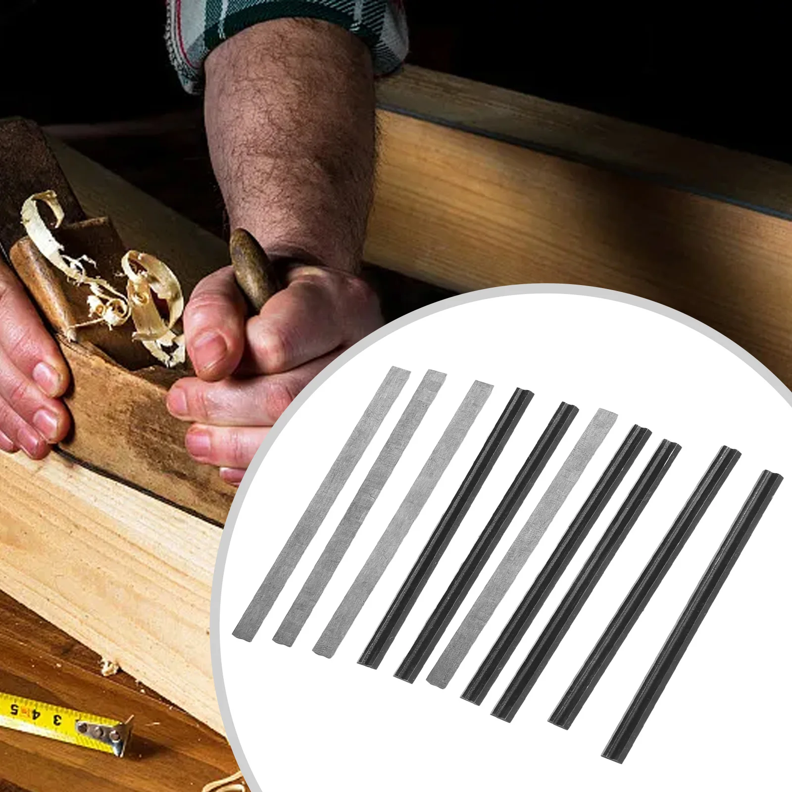 

For Cutting Woods For Ply-wood Board For Hardwood 82mm Carbide Planer Blades Set High Precision Silver Tool Kits
