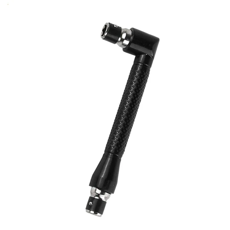 Socket Wrench 6.35mm L-shape Mini Double Head Suitable for Routine Screwdriver Bits Utility Tool
