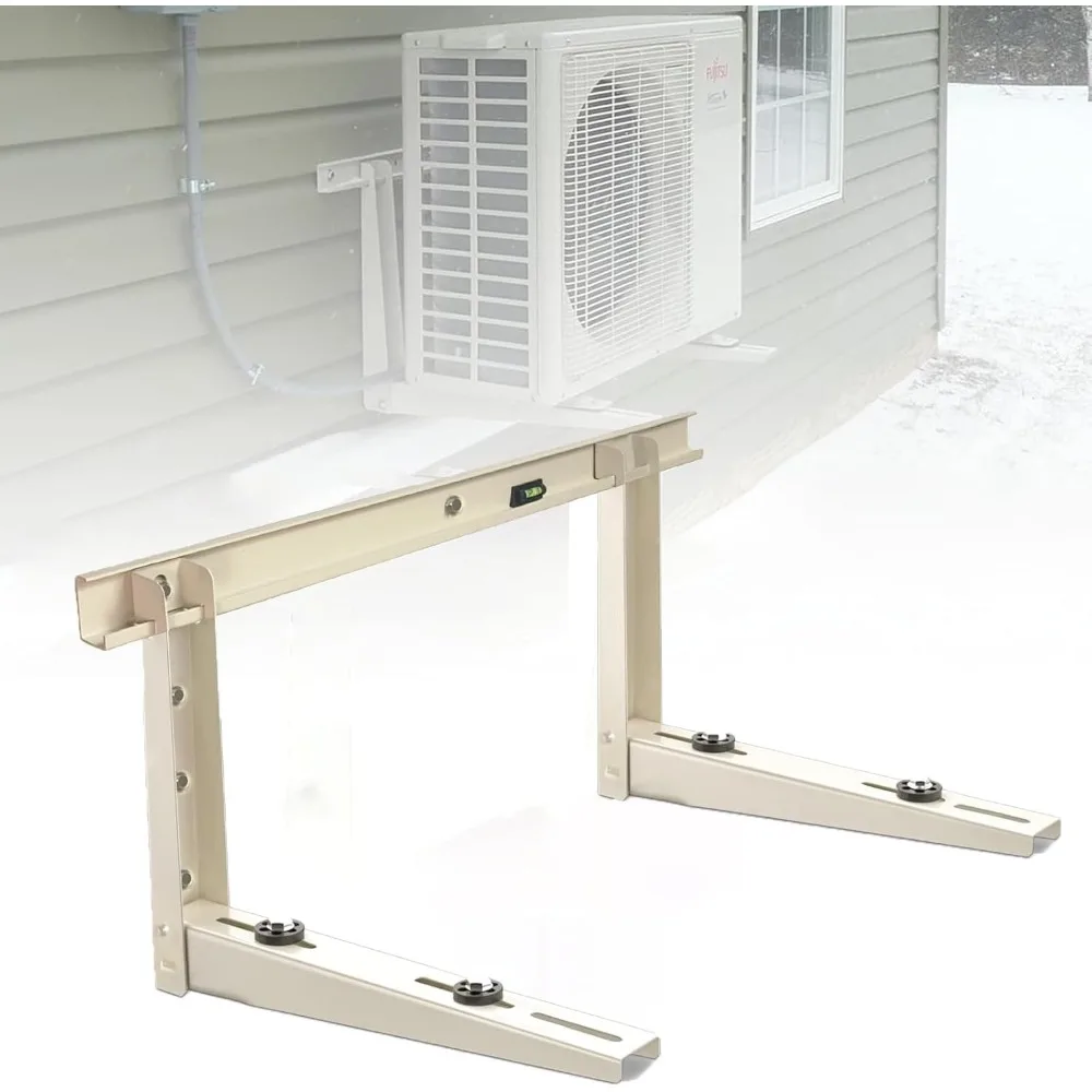 

Heavy Duty Outdoor Wall Bracket for 9000 18000 BTU Mini Split Heat Pump Condenser Up to 265Lbs