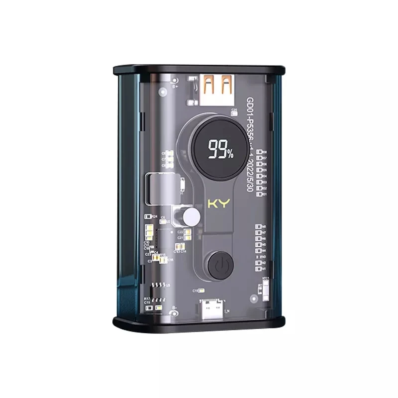 WEKOME 20000 мАч прозрачный Внешний аккумулятор PD20W мини портативный аккумулятор QC 22,5 Вт Быстрое зарядное устройство для iPhone 8-14 Promax Samsung Huawei