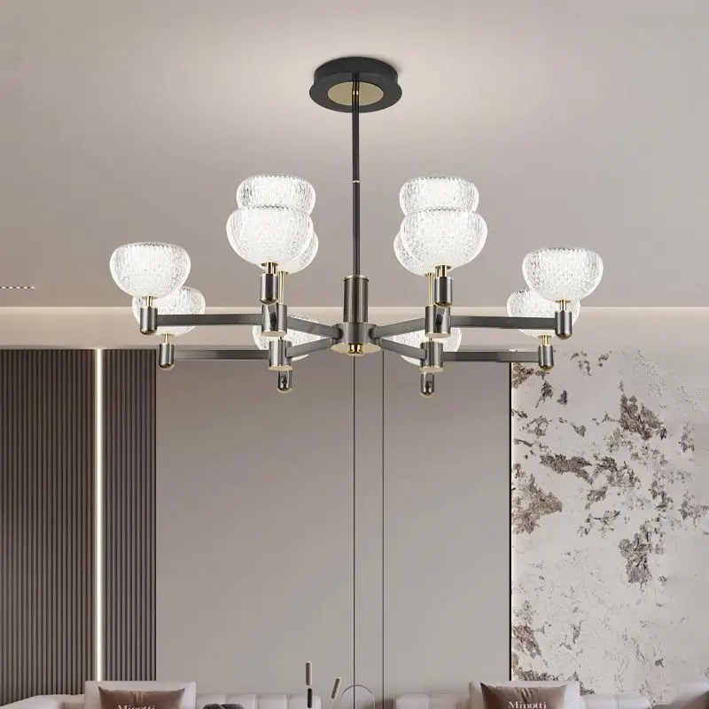 Nordic Style Minimalist Living Room Pendant Light Modern Versatile Hall Main Internet Famous and Popular Bedroom  Mountain Light