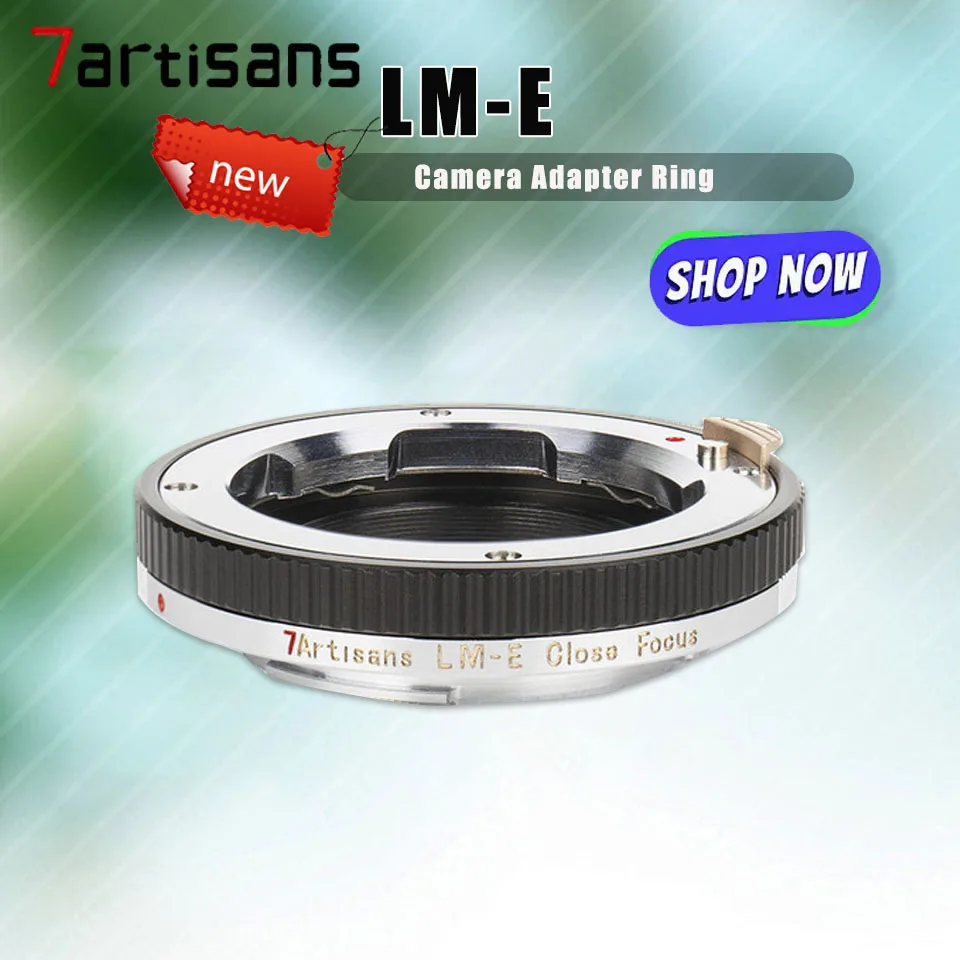 

7Artisans LM-E Close Focus Adapter for Leica M Lens to Sony E Camera