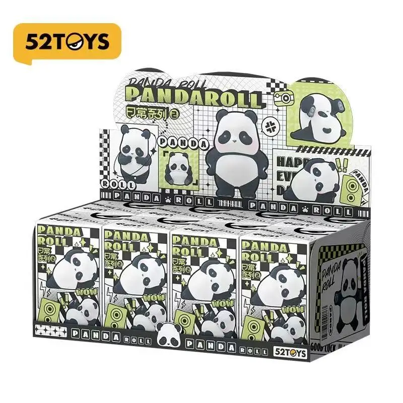 

52TOYS Second Generation Panda Roll Series Cute Desktop Ornament Blind Box Trendy Collectible Doll for Gifting And Home Decor
