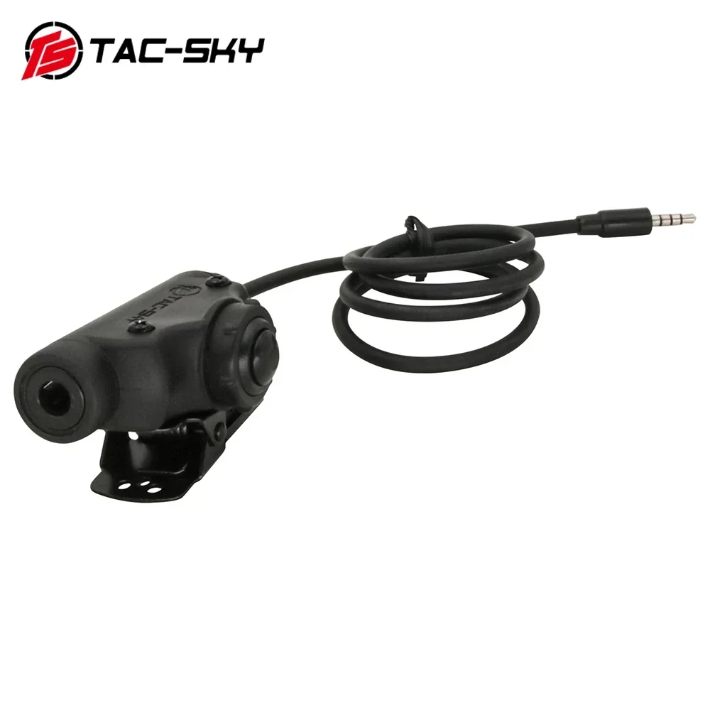 Tactical PTT Adapter U94 V2 PTT Push to Talk Phone PTT Plug 3.5mm Compatible with PELTOR COMTA FOR SORIDN Tactical Headset