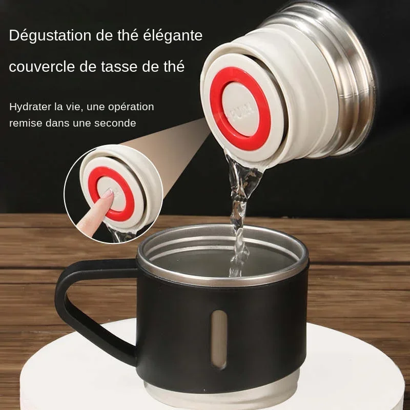 Xiaomi Mijia-botella aislada al vacío de acero inoxidable 500, juego de regalo, taza de café, termo, portátil, estilo de negocios y oficina, 304 ML