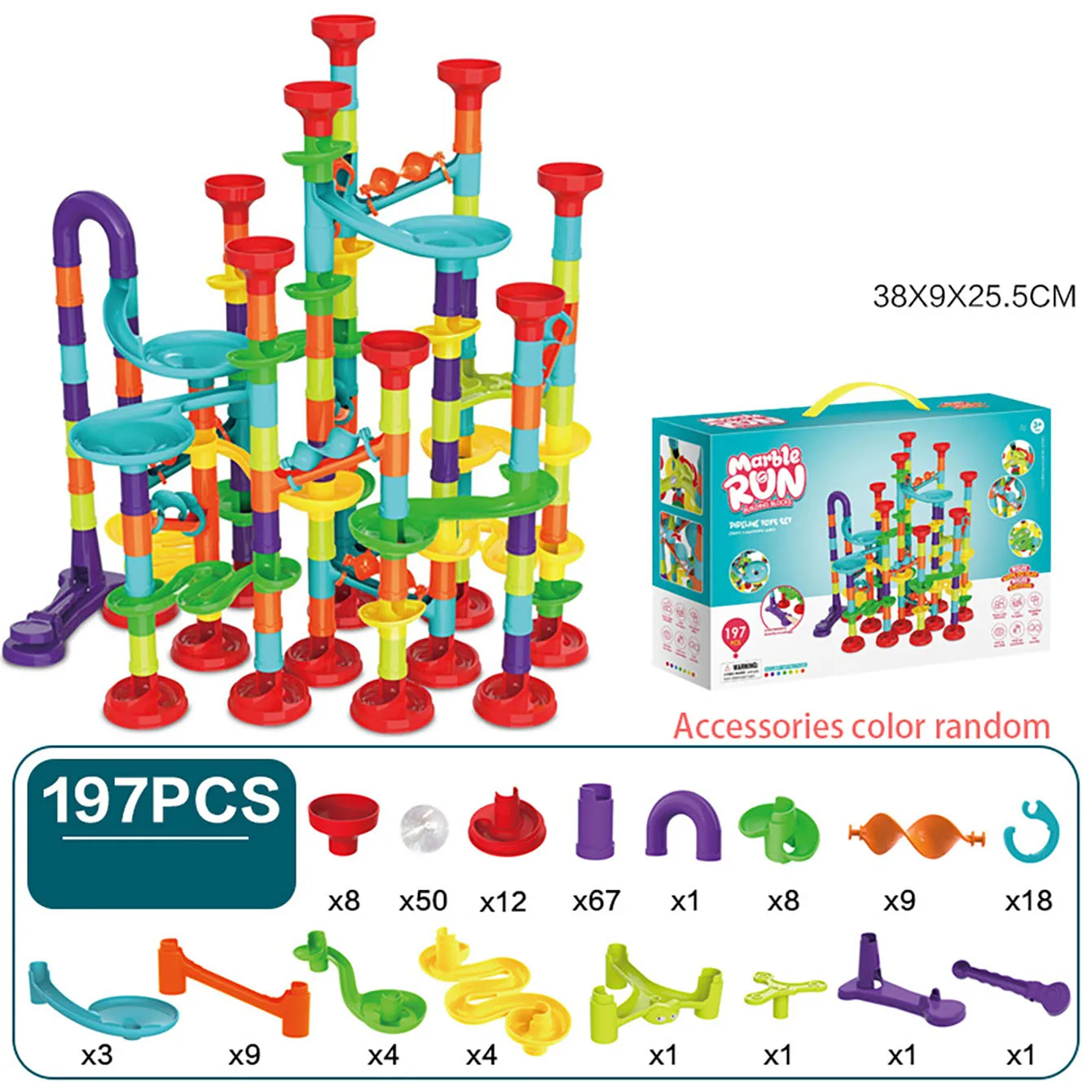 Kinder Diy Montessori Spielzeug Puzzle Track Block Kinder Gebäude Montage Labyrinth Ball Roller Spielzeug Familie Interaktive Spiel Geschenk