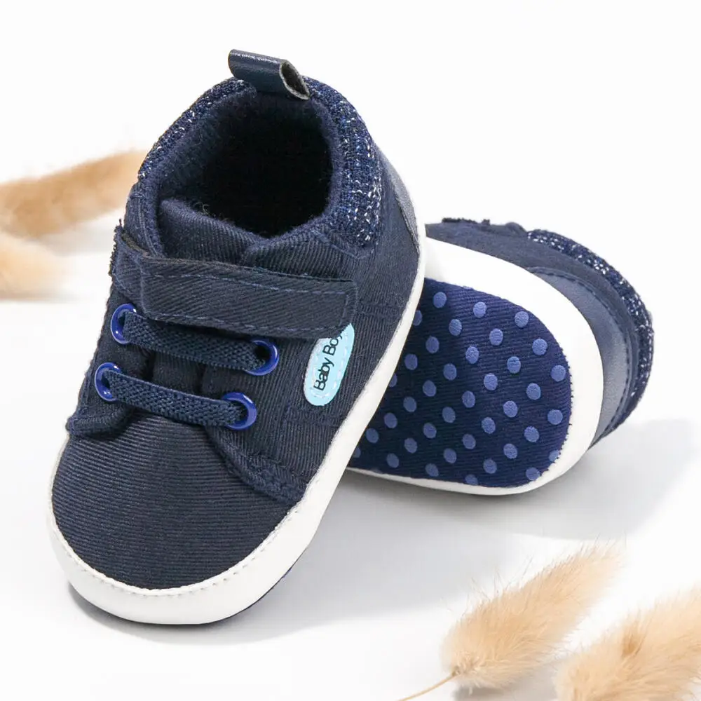 Neugeborenen Neue Klassische Baby Einfarbig Leinwand Schuhe Casual Schuhe Anti-slip Weiche Baumwolle Sohlen Baby Turnschuhe Ersten Tag kleinkind Schuhe