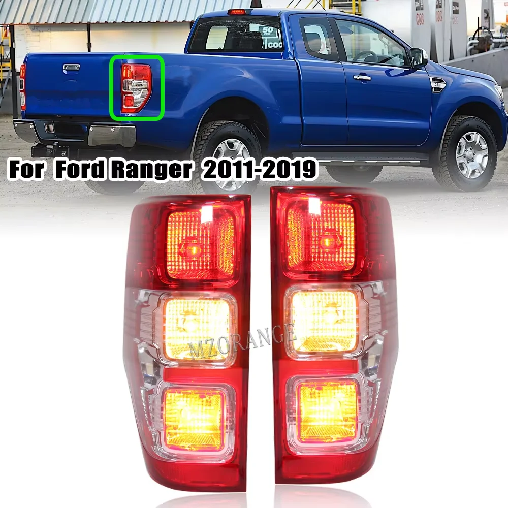 

Задний фонарь для Ford Ranger XL XLS XLT 2011-2019 версии ЕС, задние фонари, указатель поворота, противотуманные фары, автомобильные аксессуары, запчасти