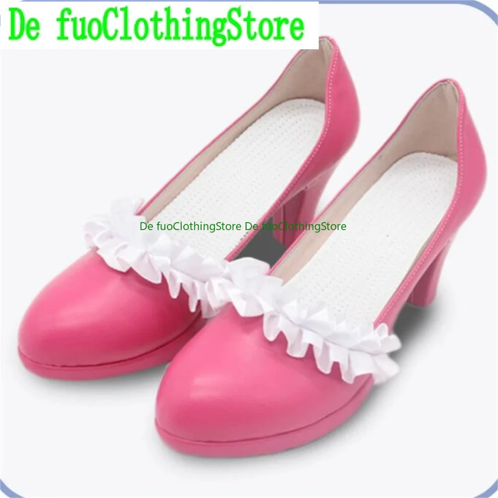 

Hoshimiya Ichigo Aikatsu Обувь для косплея Сапоги Игра Аниме Вечеринка Хэллоуин Рождество DefuClothing Магазин обуви