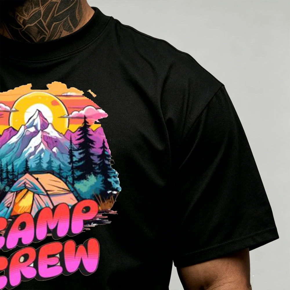 T-shirt da uomo con grafica tr - Outdoor Camping Quotes recensione e prezzo