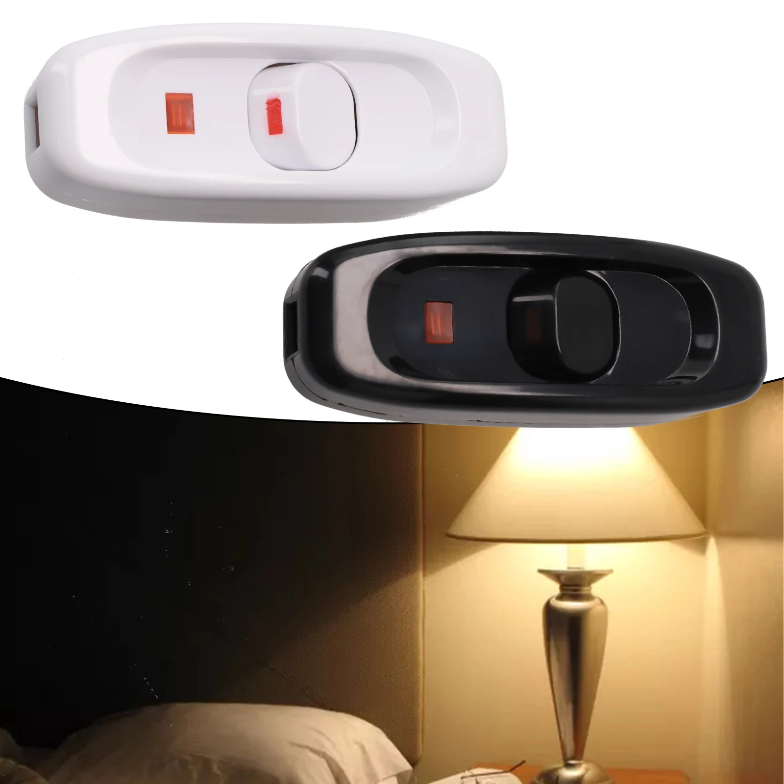 Accessories Switch ON/OFF 240V 10A Desk Lamp Buttons Light Buttons Switch Light Cord Cable Switch High Quality