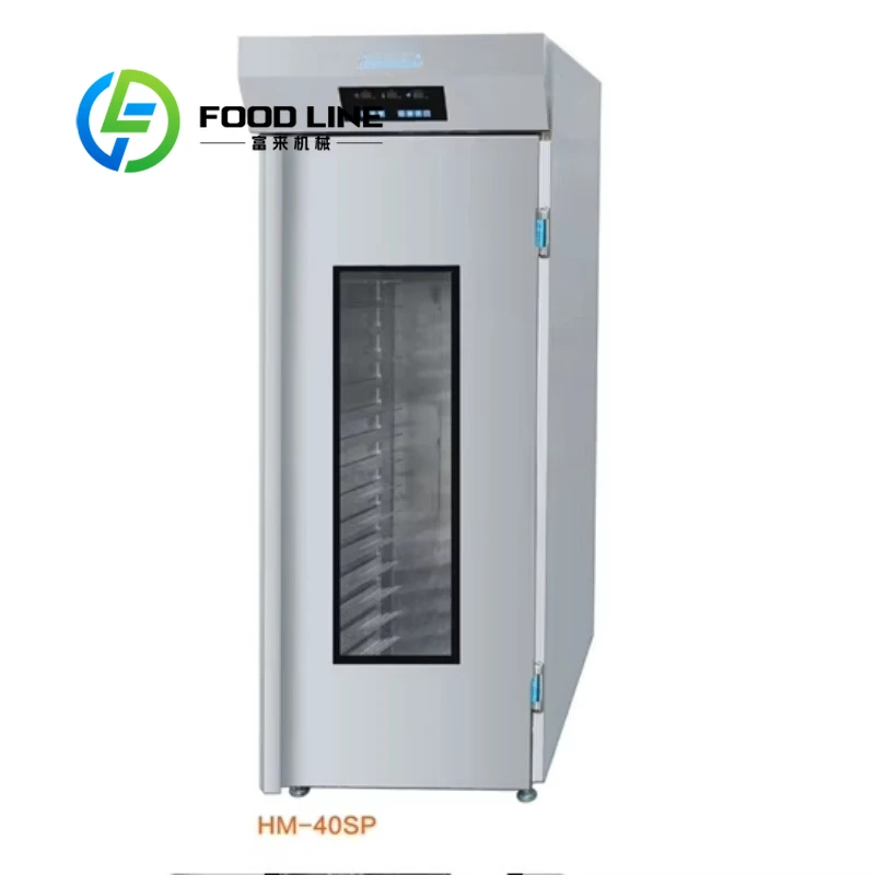 Customized 40 Trays Factory Dough Proofer Machine Commercial Bread Pizza Baking Equipment