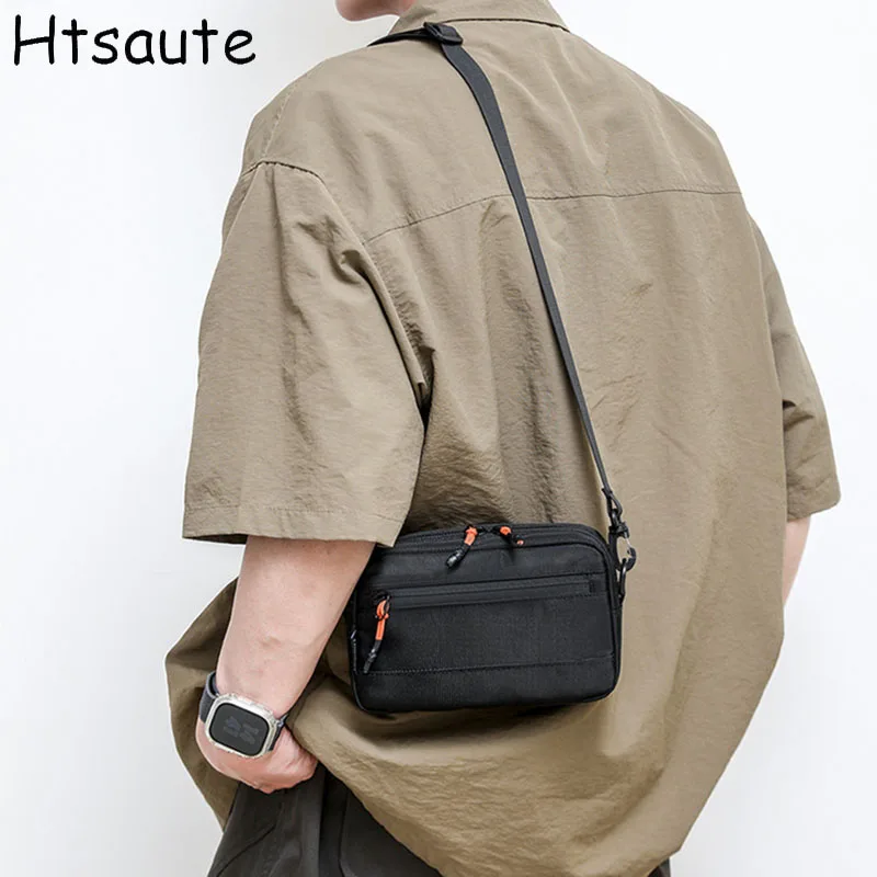 

Модная сумка-мессенджер с несколькими карманами, маленькие сумочки, мужские сумки с регулируемым ремнем для ежедневных поездок на работу, винтажные мужские сумки через плечо bolas