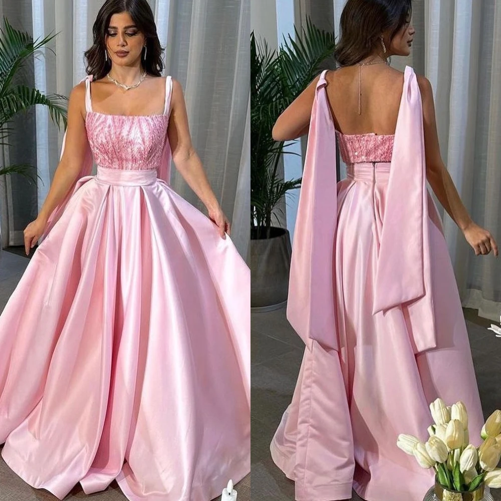 Yipeisha personalizado tamanhos elegantes disponíveis alça espaguete vestido de baile miçangas lantejoulas/lantejoulas charmeuse es