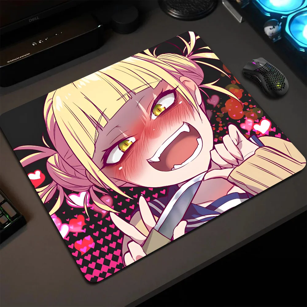 

Himiko Toga Anime Mousepad Small LockEdge Mouse Pad For Gamers Computer Desk Pad Rectangular Anti-slip Rubber