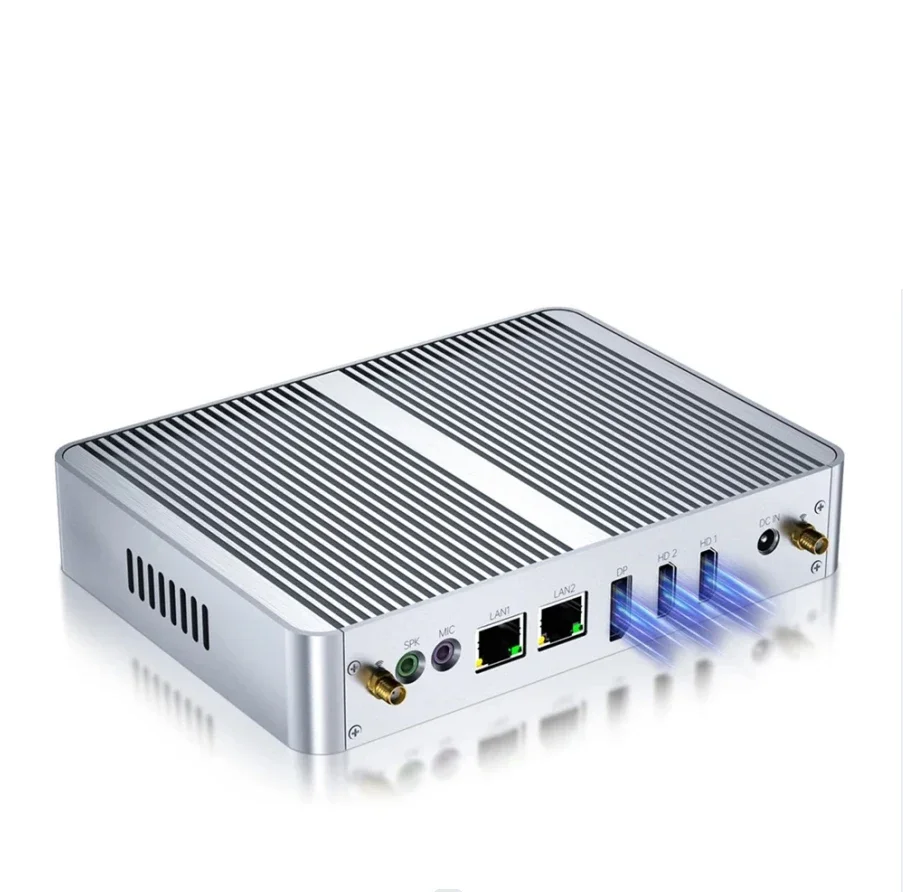 

Мини-компьютер Topton In-tel N100 Windows11/Linux с двойным RJ45 LAN 3 * HD дисплеем и BT wifi мини-ПК