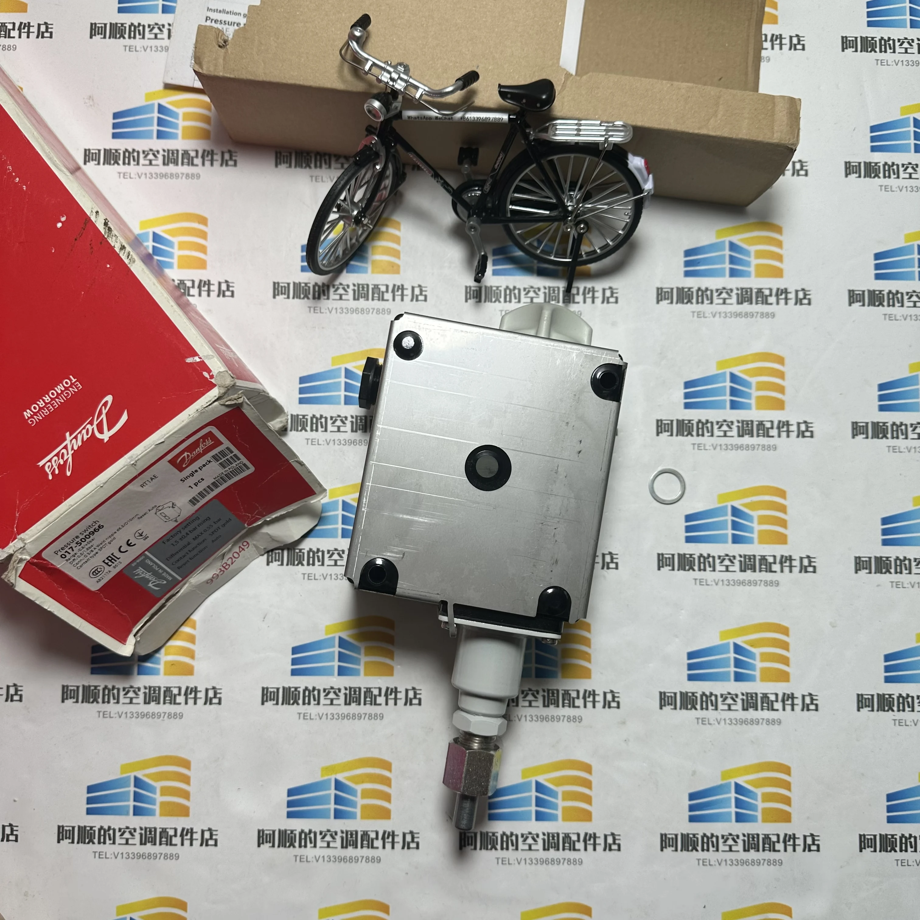 Interruptor de Presión RT1AE 017-500966 para Equipos HVAC, Reemplazo Compatible con York, Carrier, Lennox, Amana, Goodman, Ruud, Trane, Americ