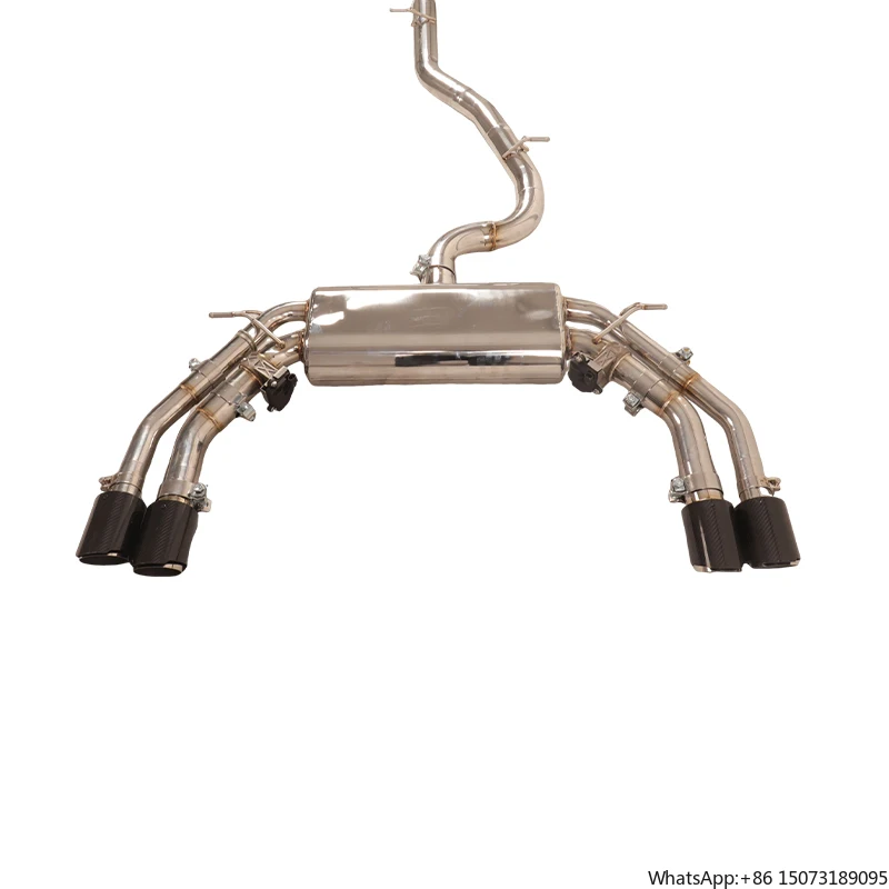 

Высокопроизводительная выхлопная система Catback для S3 2.0T, клапан из нержавеющей стали Valvetronic, глушитель выхлопных труб