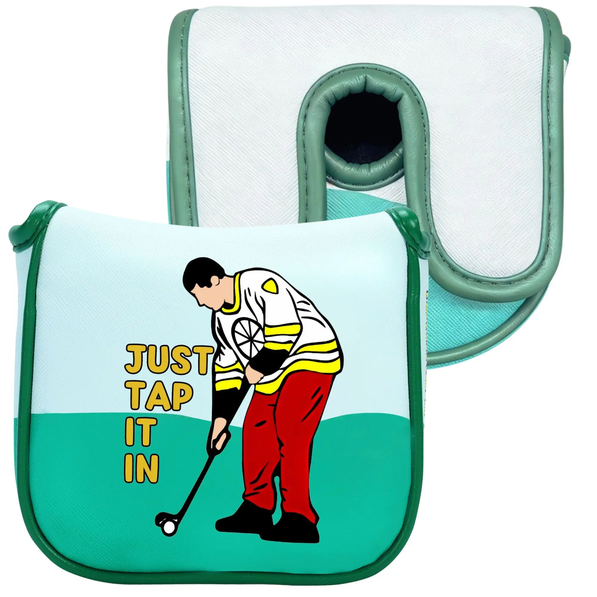 Premium Putt Cover for DF3, Golf Club Protector Putter Headcover with Stylish Carton Pattern, Funny Golf Accessories for Dad